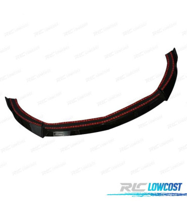 SPOILER LIP MERCEDES CLA W117 AMG 14-18 LOOK BRABUS NEGRO BRILLO