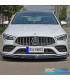 SPOILER LIP MERCEDES CLA W117 AMG 14-18 LOOK BRABUS NEGRO BRILLO
