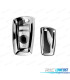 FUNDA CARCASA LLAVE BMW CUADRADA CROMO
