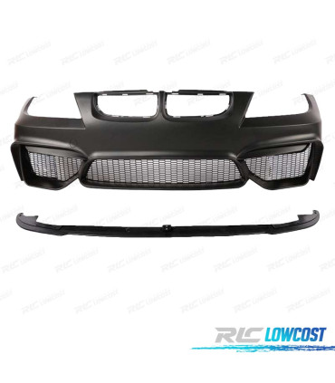 PARAGOLPES DELANTERO BMW E90 E91 05-08 LOOK M4 + SPOILER LIP
