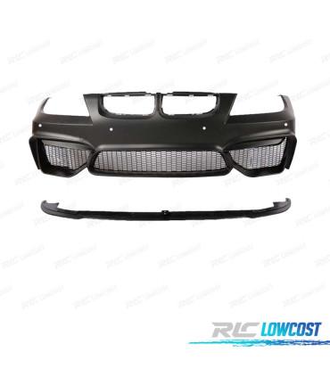 PARAGOLPES DELANTERO BMW E90 E91 LCI 08-12 LOOK M4 PDC + SPOILER LIP