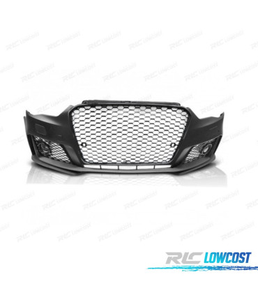 PARAGOLPES DELANTERO AUDI A3 8V 12-16 LOOK RS3 NEGRO BRILLO