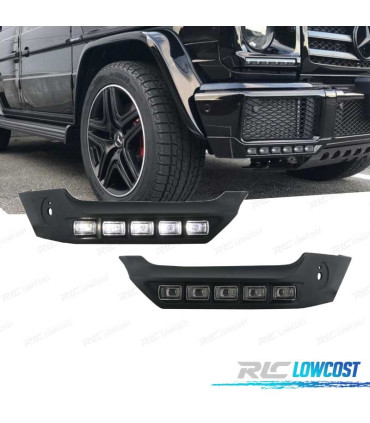 KIT LUZ DIURNA PARA MERCEDES CLASE G W463 LEDS DE ALTA PONTENCIA 89-