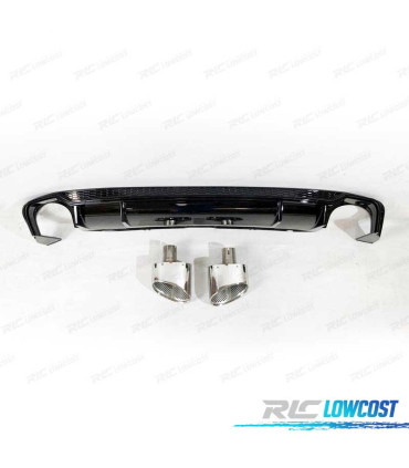 DIFUSOR AUDI A5 SPORTBACK S LINE 17- LOOK RS5 + COLAS ESCAPE