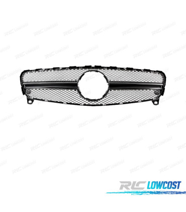 PARRILLA MERCEDES CLASE A W176 15-18 LOOK AMG A45 NEGRO BRILLO