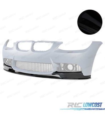SPOILER LIP BMW E90 E91 E92 E93 05-09 LOOK M3 NEGRO BRILLO