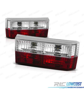 PILOTOS VOLKSWAGEN VW GOLF 1 78-93 ROJO CROMO