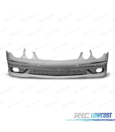 PARAGOLPES DELANTERO MERCEDES W211 02-06 PDC LOOK AMG + NIEBLAS