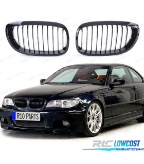 PARRILLAS BMW E46 COUPE CABRIO 03-06 NEGRO BRILLO