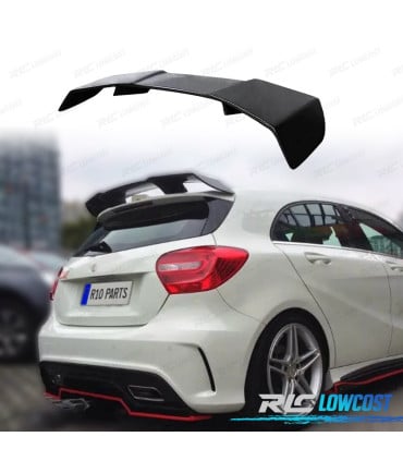 ALERON SPOILER PARA MERCEDES CLASE A W176 AMG 12-18 LOOK A45 NEGRO BRILLO