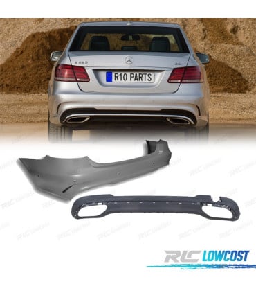 PARAGOLPES TRASERO MERCEDES CLASE E W212 14-16 LOOK AMG PDC