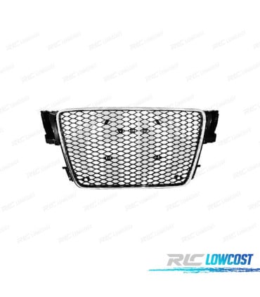 PARRILLA AUDI A5 07-11 LOOK RS GRIS CLARO