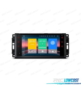 RADIO GPS ANDROID 13 PARA JEEP WRANGLER 07-12, GRAND CHEROKEE 08-11... USB GPS TACTIL HD 7"