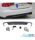 KIT DIFUSOR AUDI A4 B8 11-15 LOOK S4 + 2 COLAS DOBLES INOX