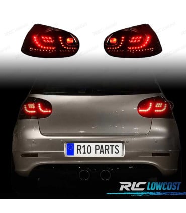 PILOTOS LED VOLKSWAGEN VW GOLF 5 03-08 CRISTAL AHUMADO FULL LED