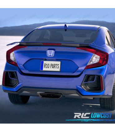 PARAGOLPES TRASERO HONDA CIVIC 16- LOOK NEW SI