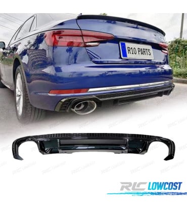 DIFUSOR AUDI A4 S LINE 16-19 LOOK RS4