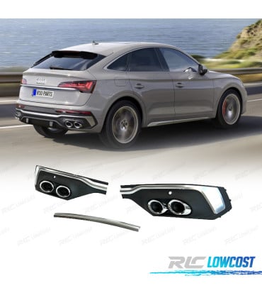 DIFUSOR AUDI Q5 S LINE 20- LOOK SQ5 COUPE PLATA