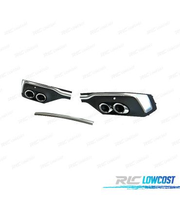 DIFUSOR AUDI Q5 S LINE 20- LOOK SQ5 COUPE PLATA