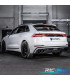 KIT CARROCERIA AUDI Q8 18- LOOK ABT RSQ8 DIFUSOR + LIP FRONTAL + COLAS