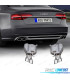 SILENCIOSO ESCAPE AUDI A8 15-17 LOOK S8 CROMO