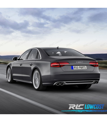 SILENCIOSO ESCAPE AUDI A8 15-17 LOOK S8 CROMO