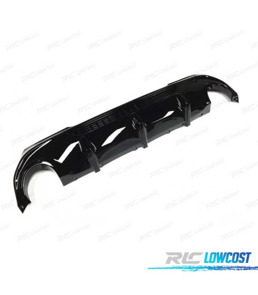 DIFUSOR BMW F40 19- LOOK 135i NEGRO BRILLANTE