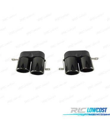 COLAS DE ESCAPE BMW G20 G21 19- LOOK ROCK NEGRO
