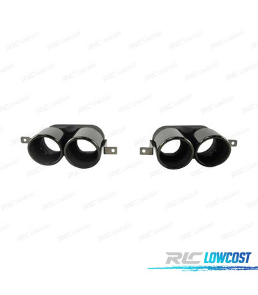 COLAS DE ESCAPE BMW G20 G21 19- LOOK ROCK NEGRO