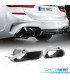 COLAS DE ESCAPE BMW G20 G21 19- LOOK M PERFORMANCE PLATA