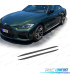 TALONERAS LATERALES INFERIORES BMW G22 20-24 LOOK MP NEGRO MATE