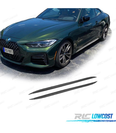 TALONERAS LATERALES INFERIORES BMW G22 20-24 LOOK MP NEGRO MATE