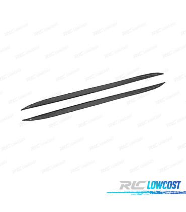 TALONERAS LATERALES INFERIORES BMW G22 20-24 LOOK MP NEGRO MATE