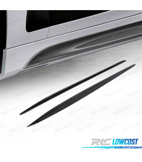 TALONERAS LATERALES AÑADIDOS INFERIORES BMW G22 LOOK M PERFORMANCE CARBONO