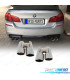 COLAS DE ESCAPE BMW F10 10-17 LOOK M5 CROMO
