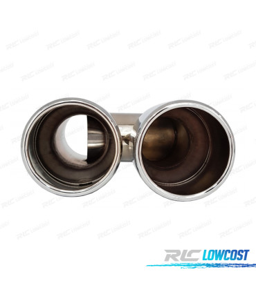 COLAS DE ESCAPE BMW F10 10-17 LOOK M5 CROMO
