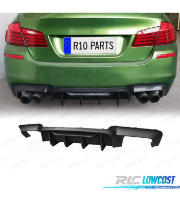 DIFUSOR BMW F10 10-17 LOOK COMPETITION NEGRO MATE