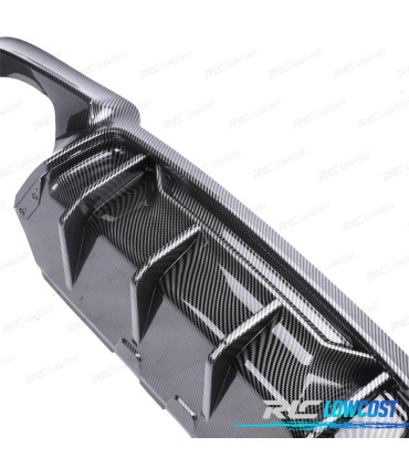 DIFUSOR BMW F10 10-17 LOOK COMPETITION CARBONO