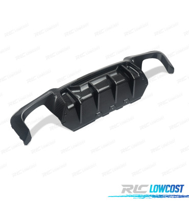 DIFUSOR BMW F10 10-17 LOOK COMPETITION CARBONO