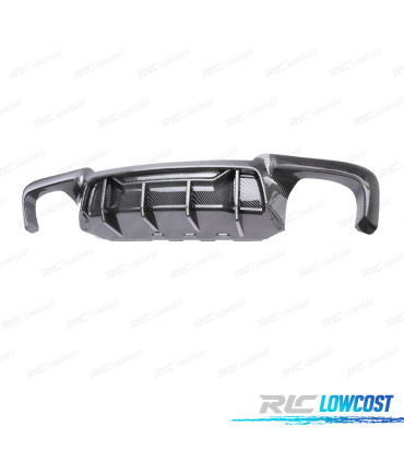 DIFUSOR BMW F10 10-17 LOOK COMPETITION CARBONO