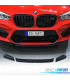 SPOILER LIP BMW X4 G02 18-20 LOOK ROCK NEGRO MATE