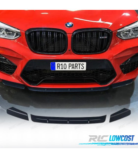 SPOILER LIP BMW X4 G02 18-20 LOOK ROCK NEGRO MATE