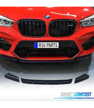 SPOILER LIP BMW X4 G02 18-20 LOOK ROCK NEGRO MATE
