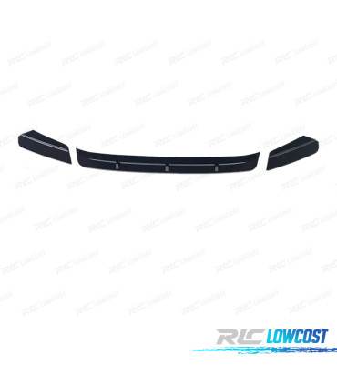 SPOILER LIP BMW X4 G02 18-20 LOOK ROCK NEGRO MATE