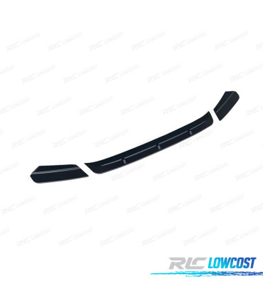 SPOILER LIP BMW X4 G02 18-20 LOOK ROCK NEGRO MATE