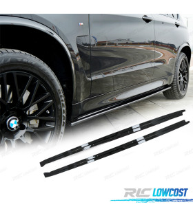 AÑADIDO TALONERAS BMW X5 F15 12-18 LOOK M PERFORMANCE NEGRO BRILLO