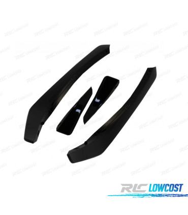 KIT DE MOLDURAS MERCEDES W117 AMG 13-19 LOOK A45 NEGRO BRILLO