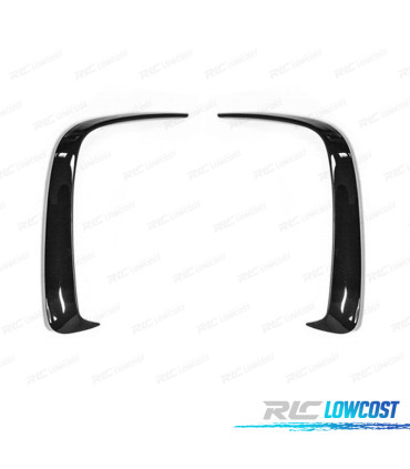 MOLDURAS TRASERAS MERCEDES W176 AMG 12-18 LOOK AMG A45 NEGRO BRILLO