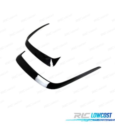 MOLDURAS TRASERAS MERCEDES W176 AMG 12-18 LOOK AMG A45 NEGRO BRILLO