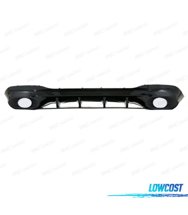 DIFUSOR MERCEDES W118 AMG 19- LOOK CLA35 NEGRO BRILLO